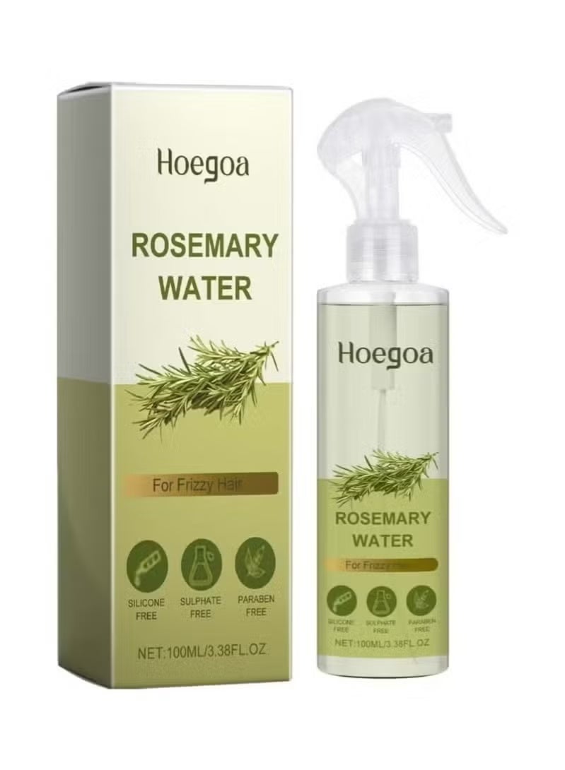 HOEGOA Rosemary Water Spray For Hair Growth (100 ml) | Hair Spray for Regrowth | Rosemary Hair Mist | Adds Shine | Helps Reduce Hairfall | Strengthens Hair | Suitable For All Hair Types - Image 1